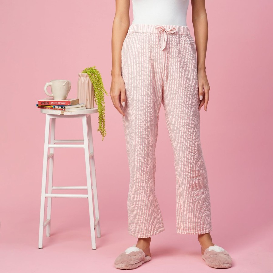 Women The Beach Company Nightwear | Crinkle Lounge Pj Trousers