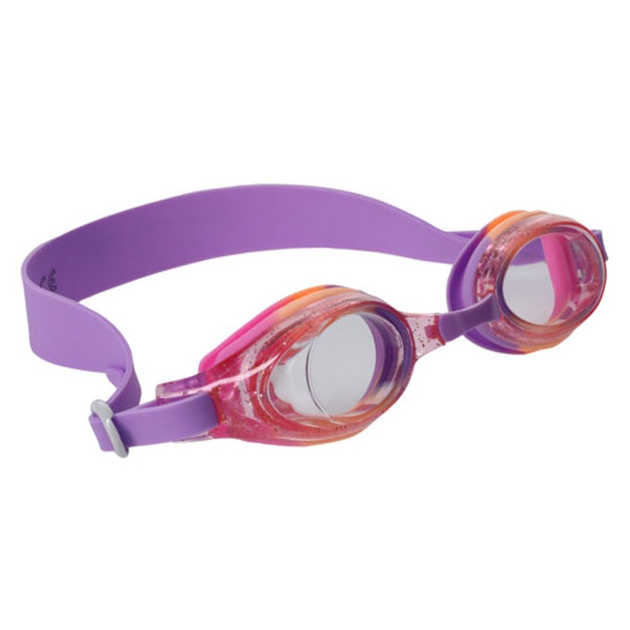 Kids HIGHFIVE Swimming Goggles | Aqua Bling Anti-Fog Swim Goggles Pink/Purple