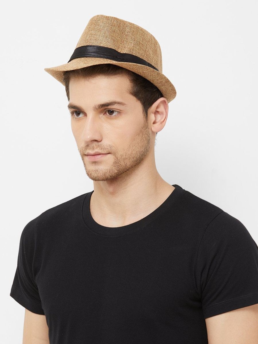 Men The Beach Company Hats | Fedora Beach Hat - Khaki