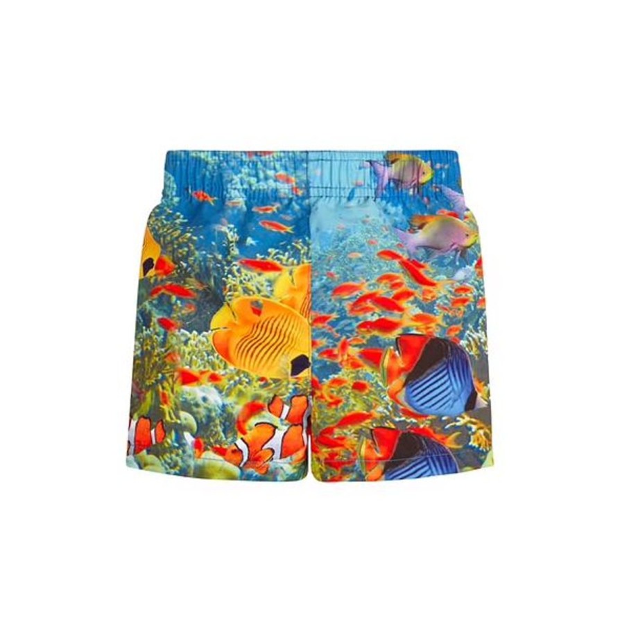 Kids Mothercare Swimsuits For Boys | Boys Aquarium Swim Shorts Pink