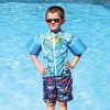 Kids Poolmaster Armbands | Lil' Splashers Dinosaur Swim Shirt Floaties With Armbands