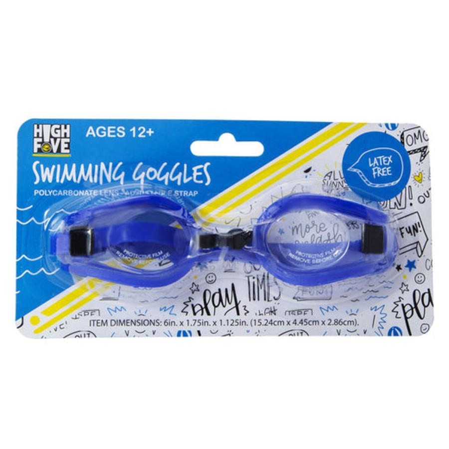 Kids HIGHFIVE Swimming Goggles | Latex Free Swim Goggles Blue