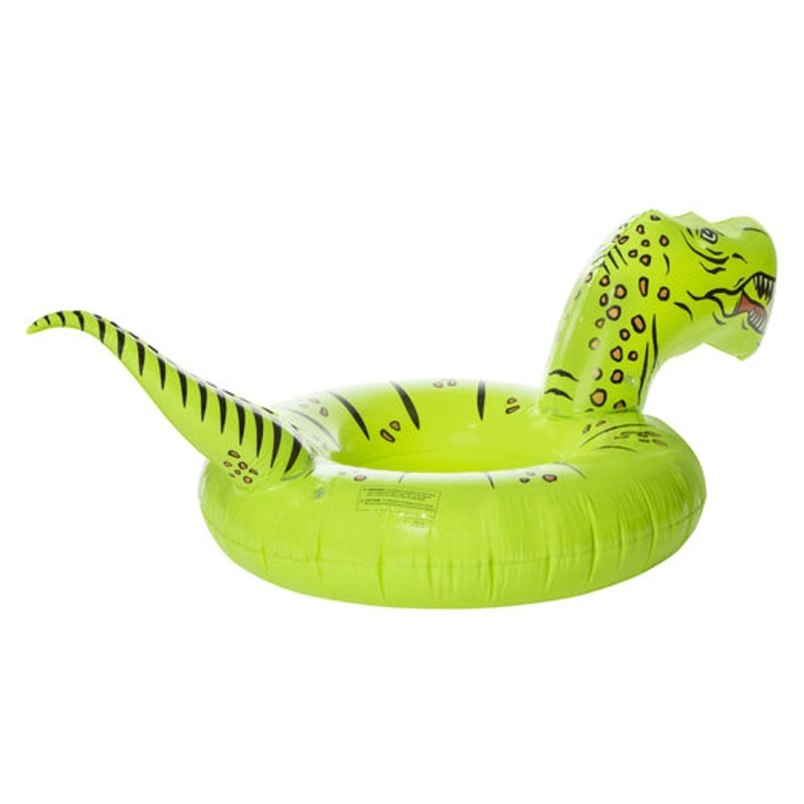 Kids HIGHFIVE Pool Floats & Games | Dino Print Inflatable Tube