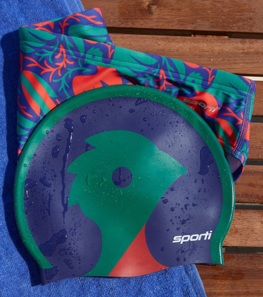 Swim Equipment Sporti | Limited Edition Chichi Silicone Swim Cap Navy