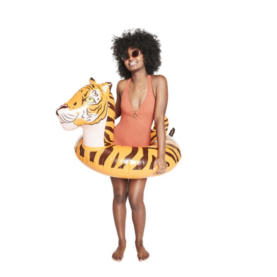 Pool Fun HIGHFIVE | Tiger Inner Tube Pool Float