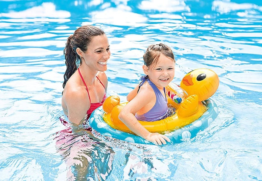 Kids The Beach Company Pool Floats & Games | Duck See-Me-Sit Pool Rider