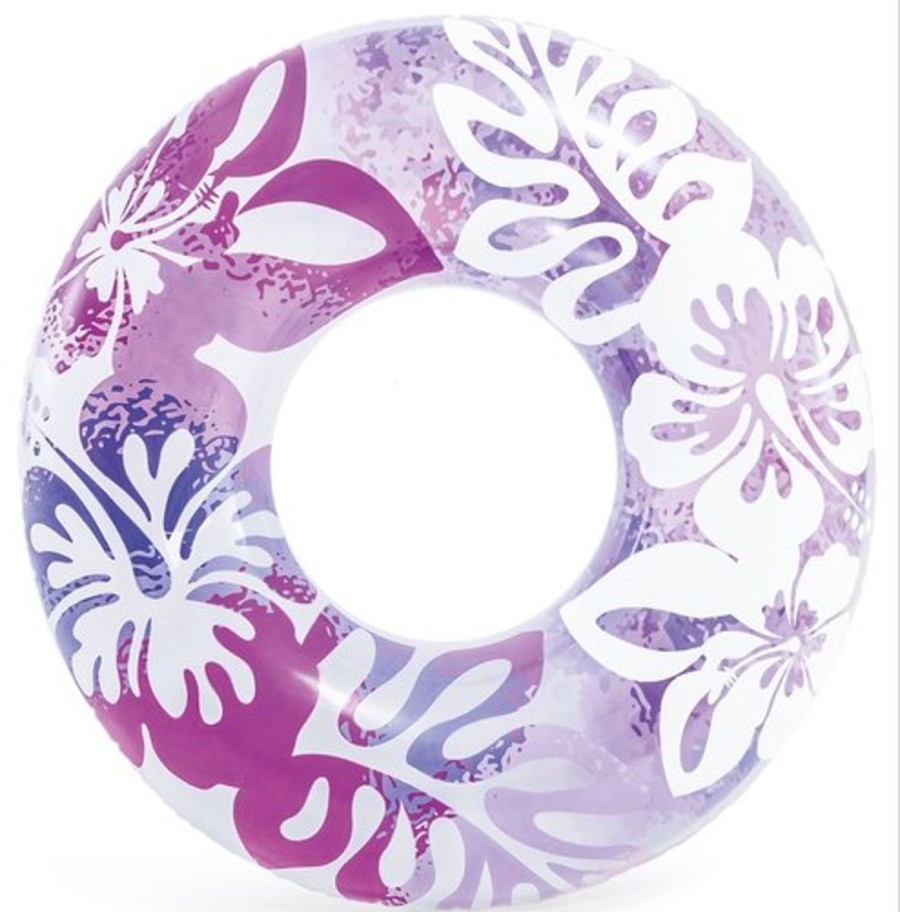 Kids The Beach Company Pool Floats & Games | Tropical Pool Tube Purple