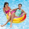 Kids The Beach Company Pool Floats & Games | Swirly Whirly Inflatable Pool Tube 36" Yellow