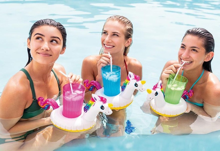 Pool Fun The Beach Company | Unicorn Inflatable Drink Holders (Pack Of 3)