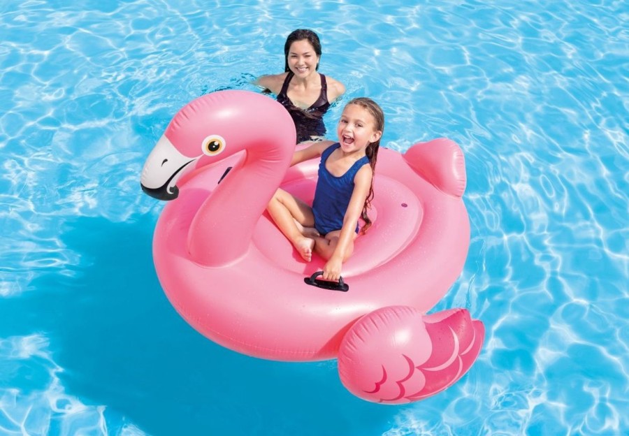 Kids The Beach Company Pool Floats & Games | Flamingo Ride-On Pool Float