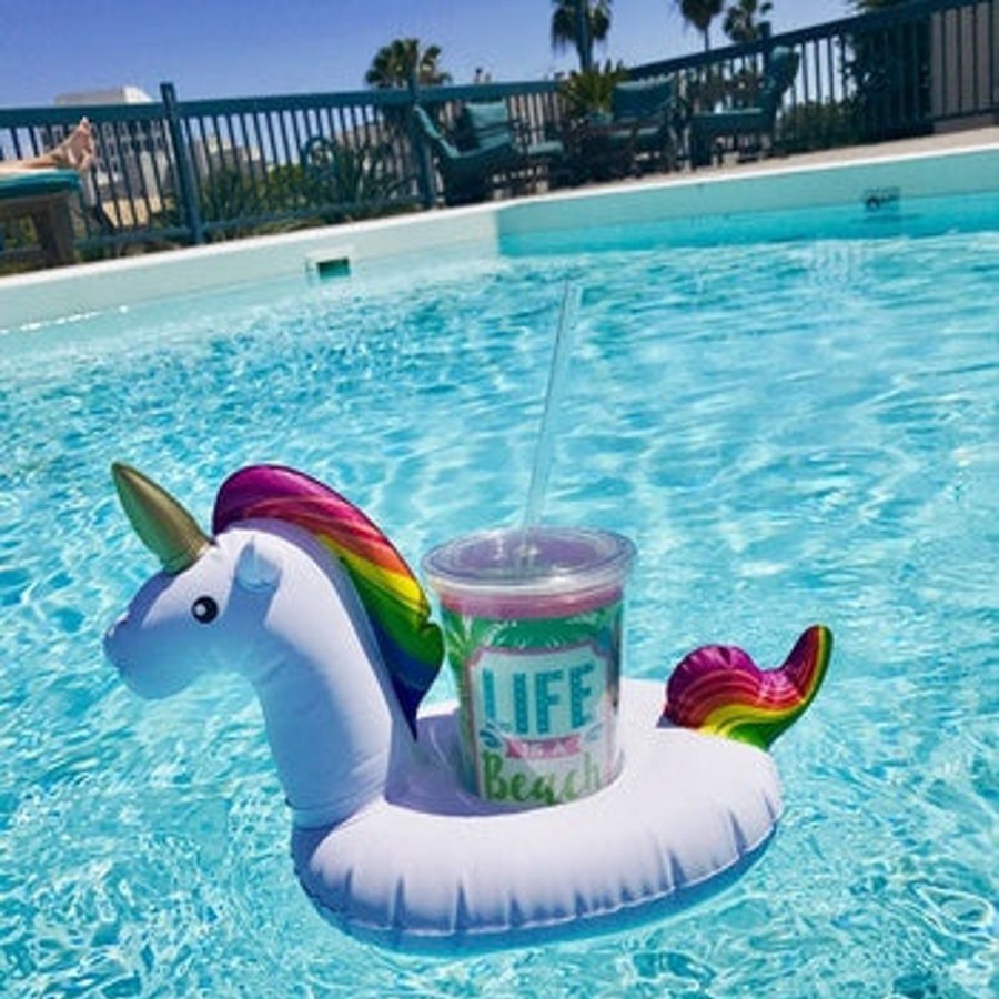 Pool Fun The Beach Company | Inflatable Unicorn Drink Holder (Pack Of 3)