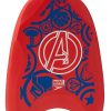 Kids Speedo Learn To Swim | Marvel Printed Kickboard - Jr Lava Red/Neon Blue/White