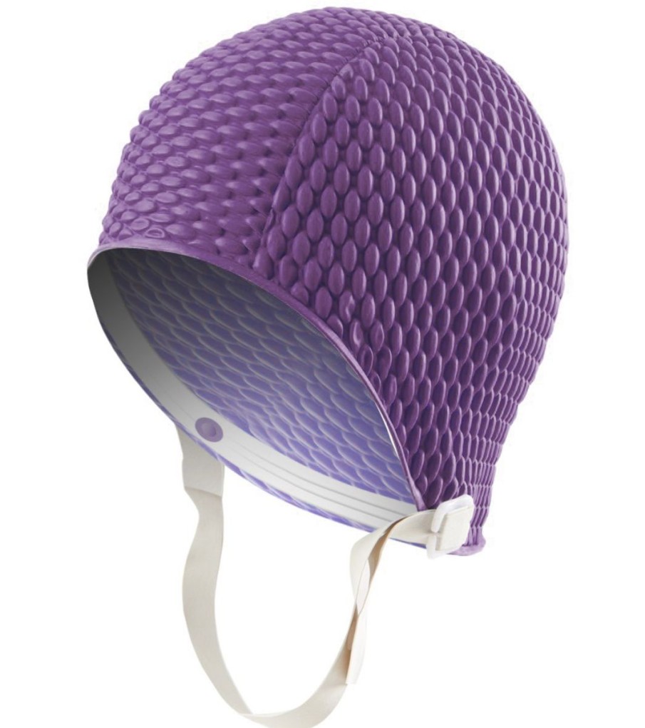 Swim Equipment Sporti | Bubble Swim Cap With Chin Strap