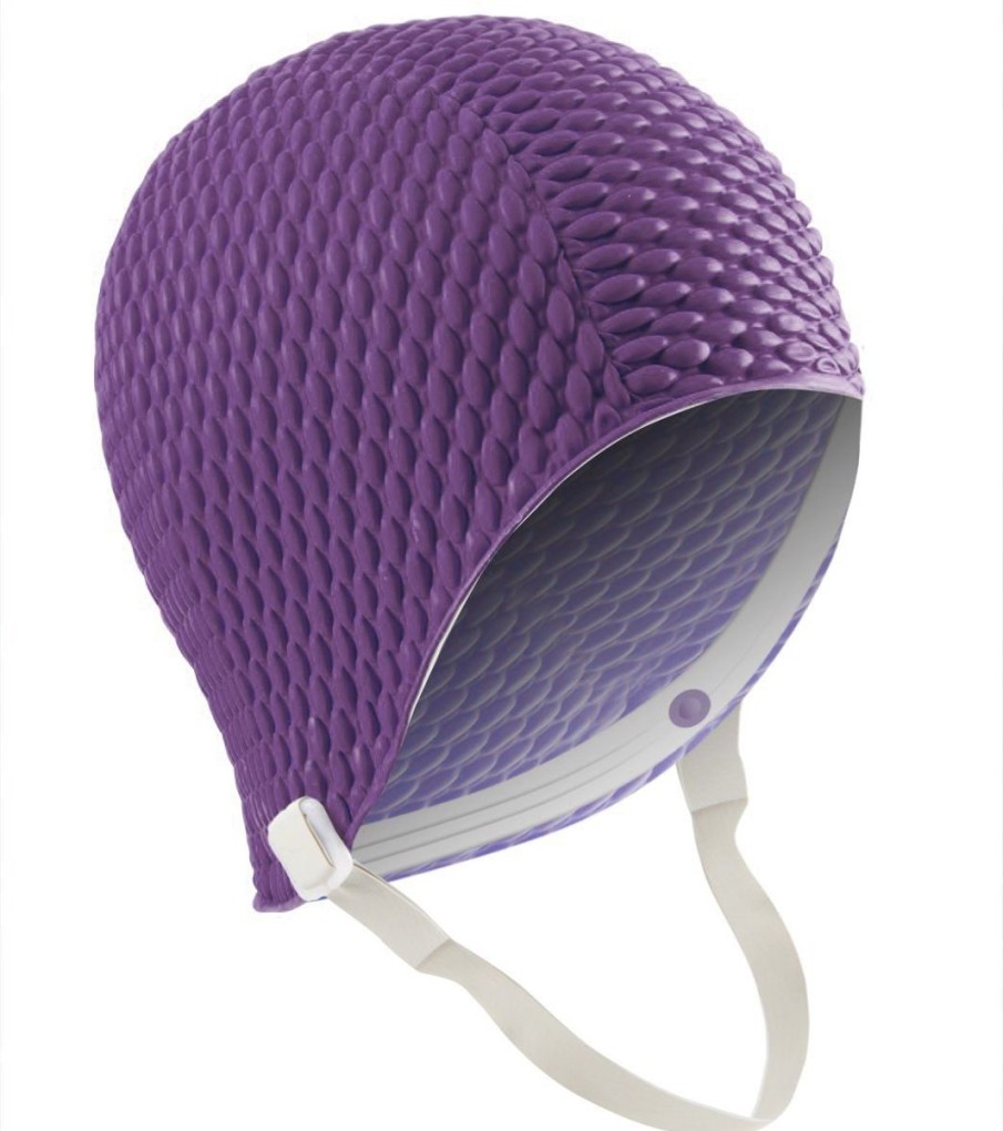 Swim Equipment Sporti | Bubble Swim Cap With Chin Strap