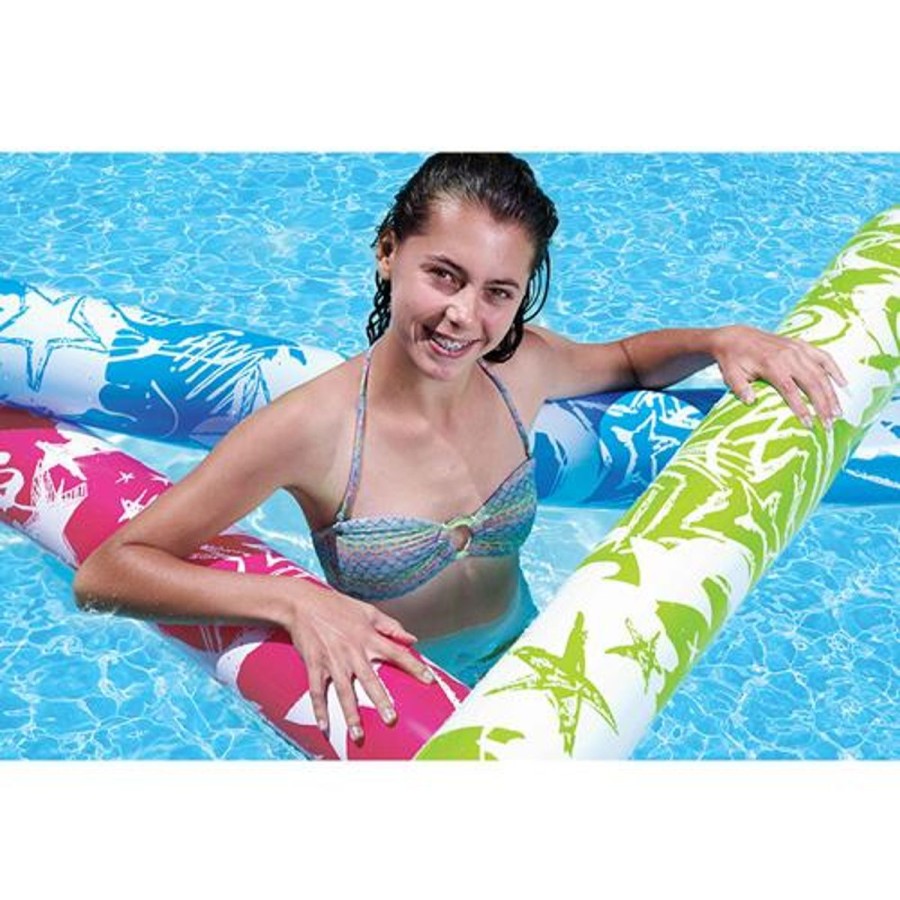 Kids Poolmaster Pool Floats & Games | Graffiti Fun Noodle (Inflatable) - Green