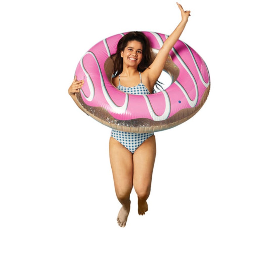 Kids HIGHFIVE Pool Floats & Games | Pink Frosting Donut Tube