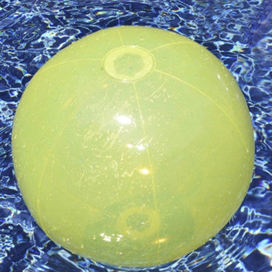 Pool Fun The Beach Company | Candy Transparent Beach Ball Yellow