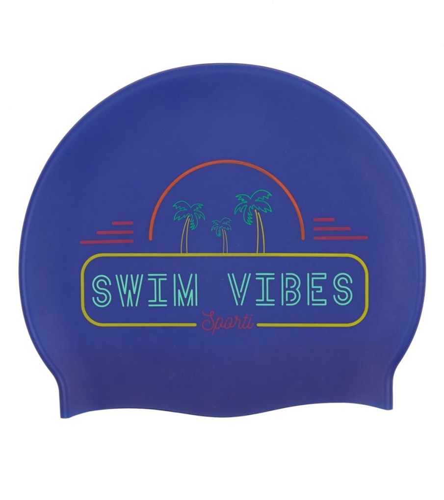 Swim Equipment Sporti | Silicone Swim Cap Miami Vibes