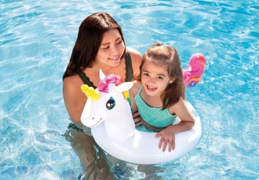 Kids The Beach Company Pool Floats & Games | Unicorn Swim Ring