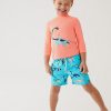 Kids Marks & Spencer Swimsuits For Boys | 2Pc Dinosaur Swim Set Multi