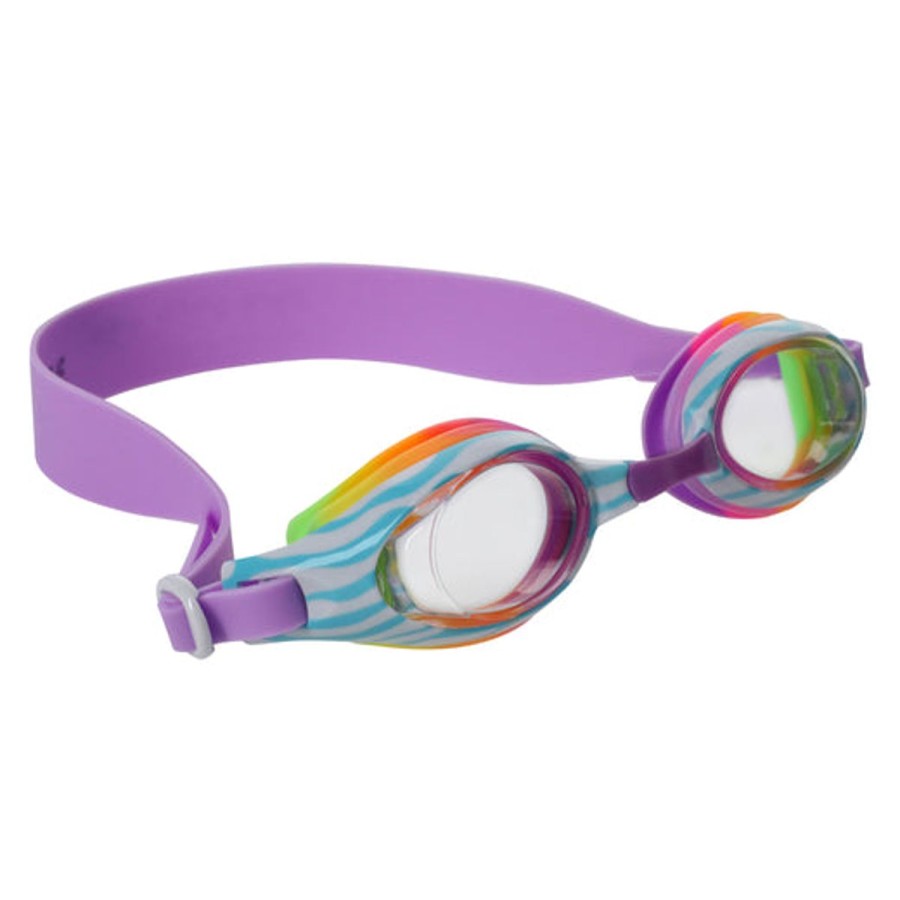 Kids HIGHFIVE Swimming Goggles | Aqua2Ude™ Anti-Fog Swim Goggles Zebra