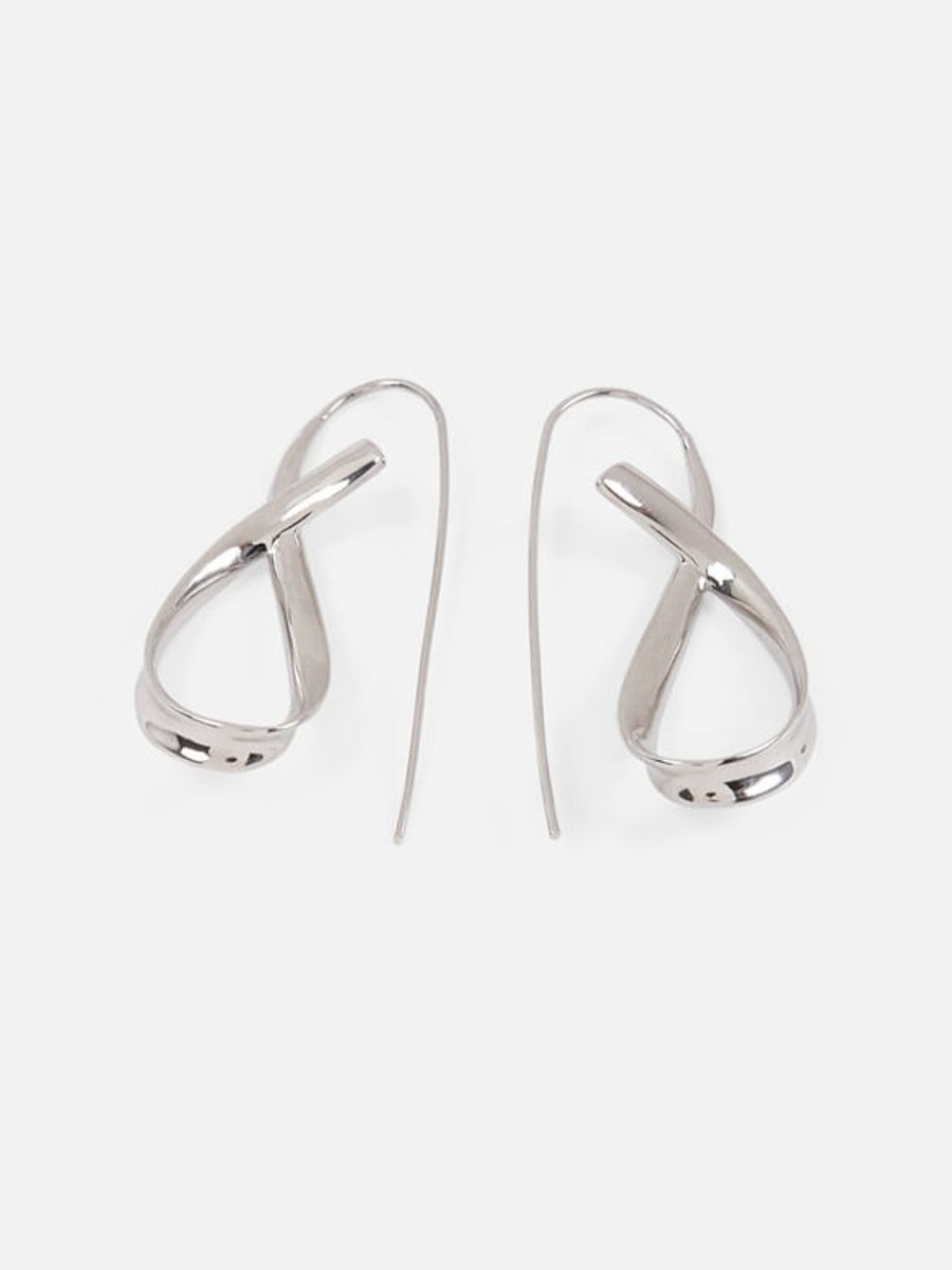 Women Vero Moda Resort Jewellery | Silver Asymmetrical Earrings