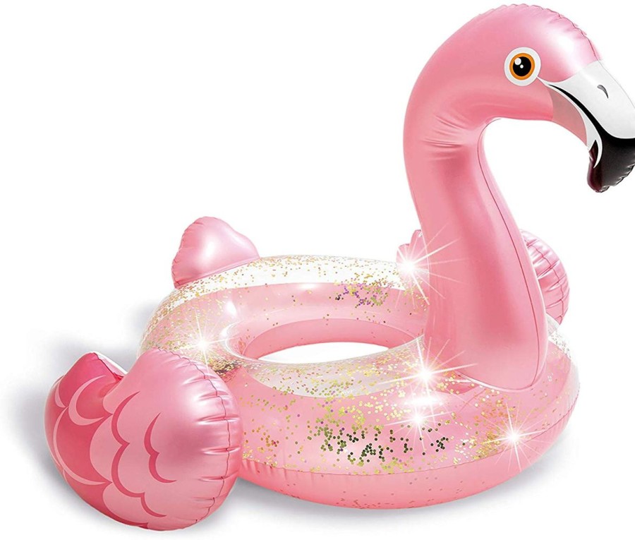 Kids The Beach Company Pool Floats & Games | Glitter Flamingo Tube