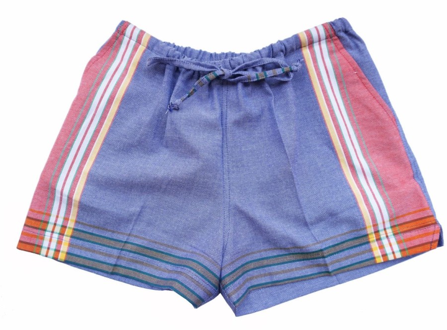 Women The Beach Company Beachwear | Indigo Kikoy Shorts