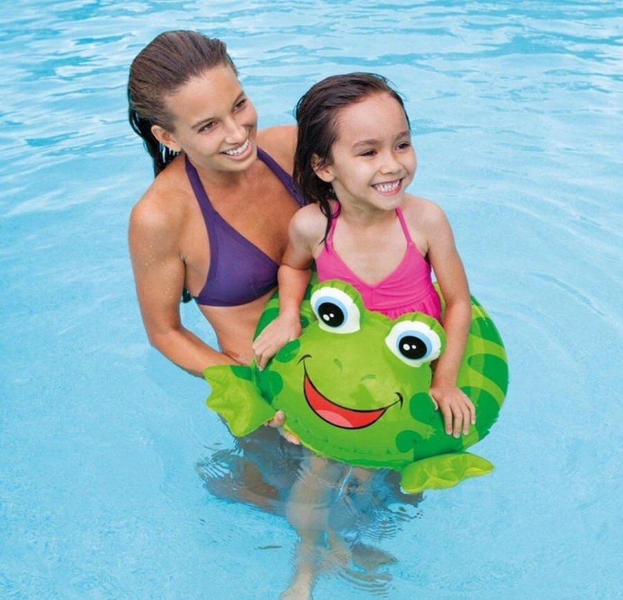 Kids The Beach Company Pool Floats & Games | Frog Split Swim Ring