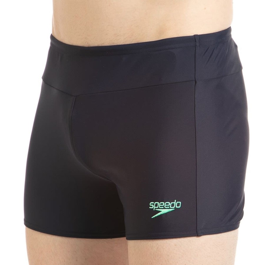 Men Speedo Swimwear And Board Shorts | Speedo Essential Houston Aquashort True Navy/Green Glow