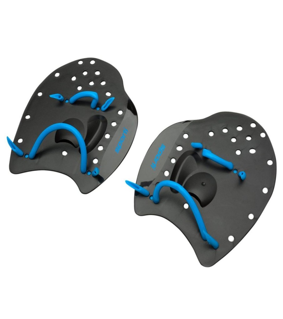 Swim Equipment Sporti | Sporti Power Swim Paddles Black