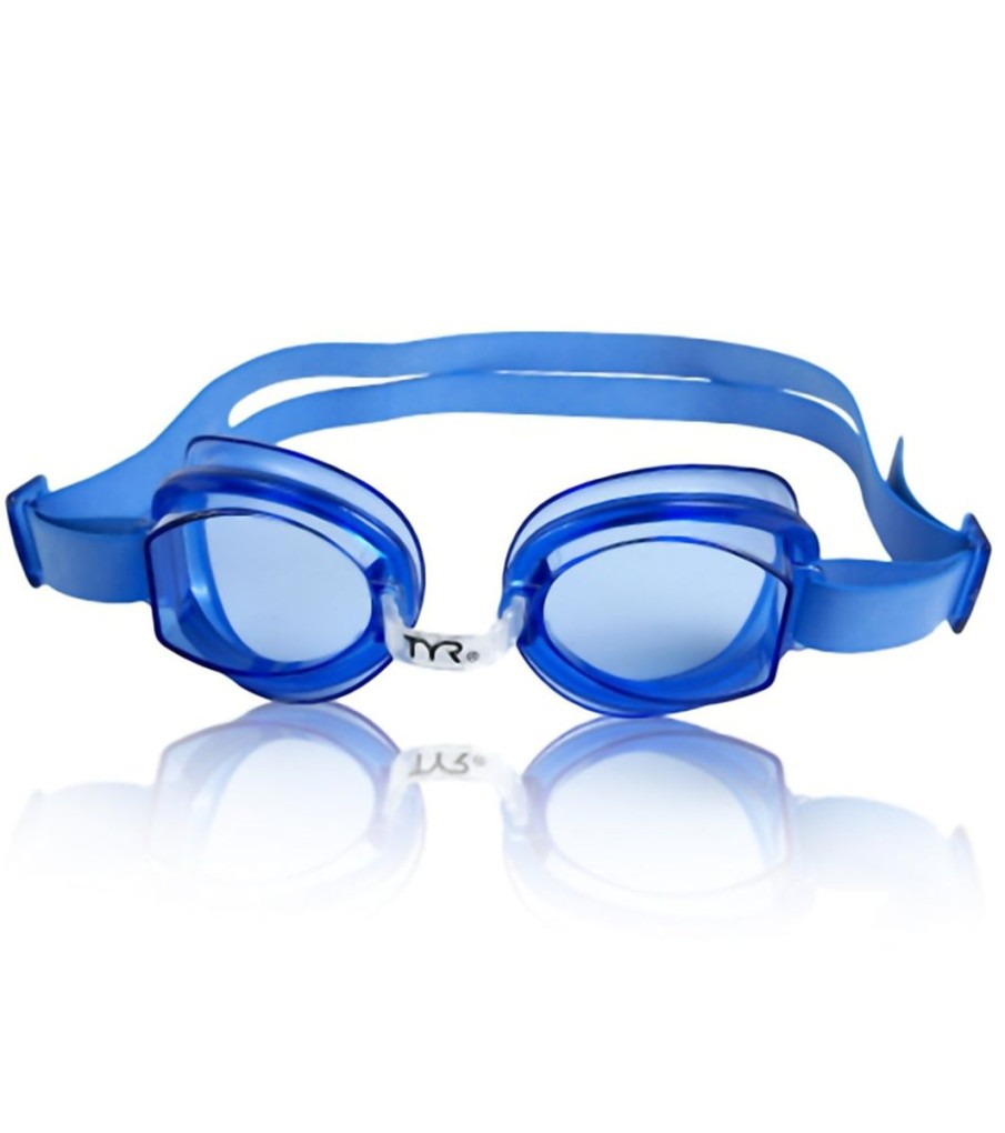 Men TYR Swimming Goggles | Racetech Swimming Goggles Blue