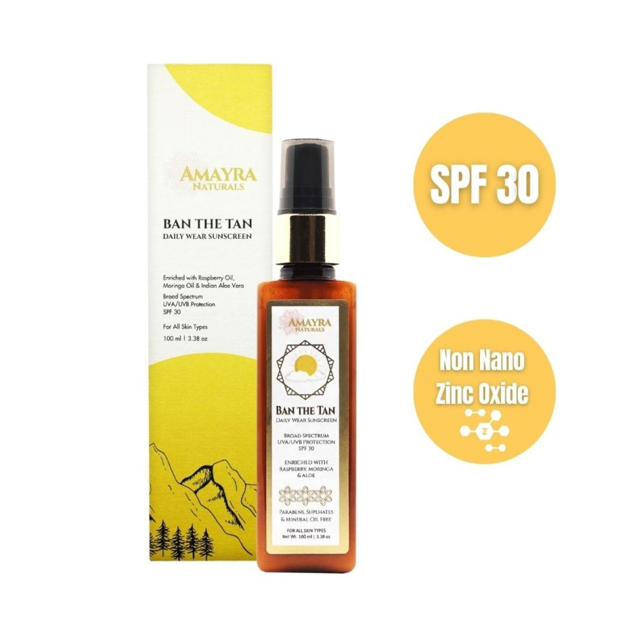 Women AMAYRA Suncare | Daily Wear Mineral Sunscreen | Spf 30 | 100Gm