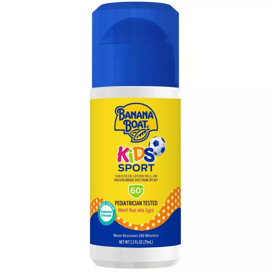 Kids Banana Boat Suncare For Kids | Kids Sunscreen Roll On Spf 60+ 75Ml