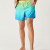 Men Marks & Spencer Swimwear And Board Shorts | Quick Dry Ombre Swim Shorts Blue Mix