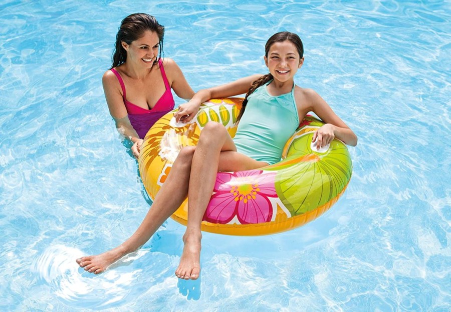 Kids The Beach Company Pool Floats & Games | 38" Transparent Tube - Floral