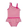 Kids Mothercare Swimsuits For Girls | Pink Stripe Swimsuit