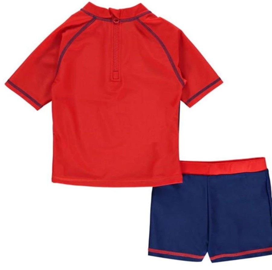 Kids The Beach Company Swimsuits For Boys | New Spiderman Swim 2Pc Set