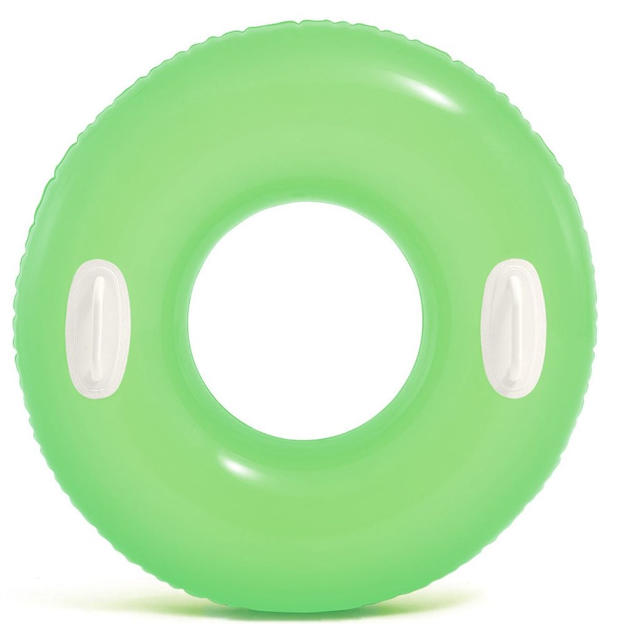 Kids The Beach Company Swim Rings & Seats | Green Neon Pool Tube