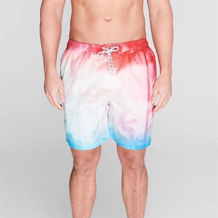 Men SoulCal Swimwear And Board Shorts | Multi Palm Swim Shorts