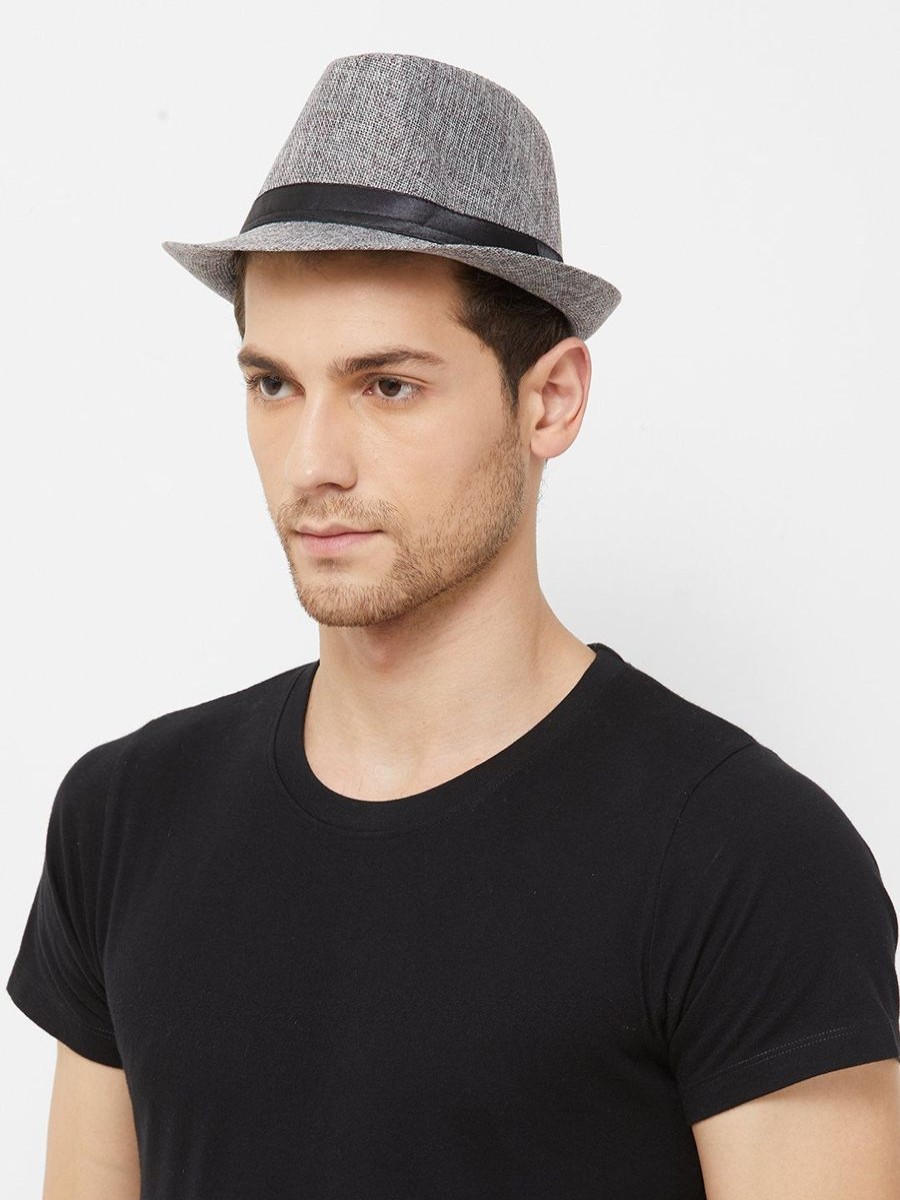 Men The Beach Company Hats | Classic Fedora Hat - Grey