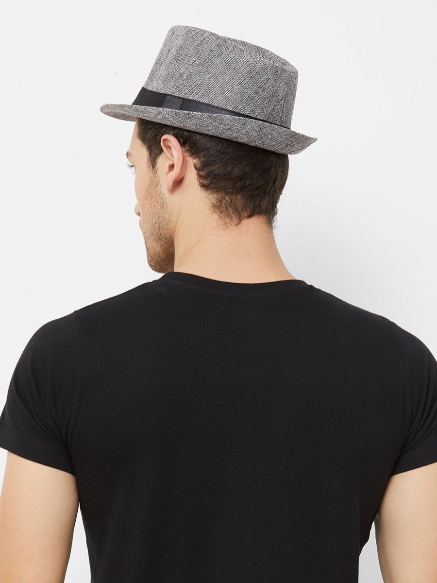 Men The Beach Company Hats | Classic Fedora Hat - Grey