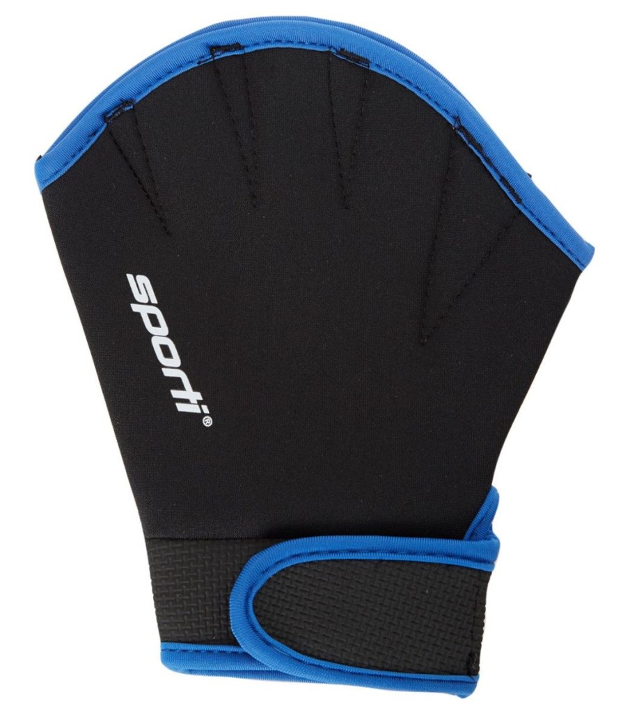 Swim Equipment Sporti | Neoprene Webbed Fitness Gloves Black