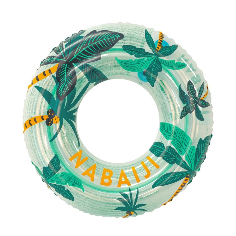 Kids NABAIJI Swim Rings & Seats | Transparent Palm Tree Print Ring 65Cm/24Inch