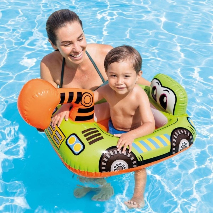 Kids The Beach Company Swim Rings & Seats | Lil' Excavator See-Me-Sit Pool Rider