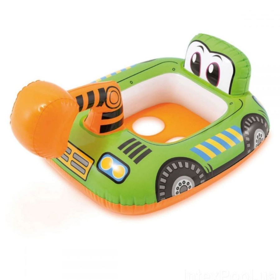 Kids The Beach Company Swim Rings & Seats | Lil' Excavator See-Me-Sit Pool Rider