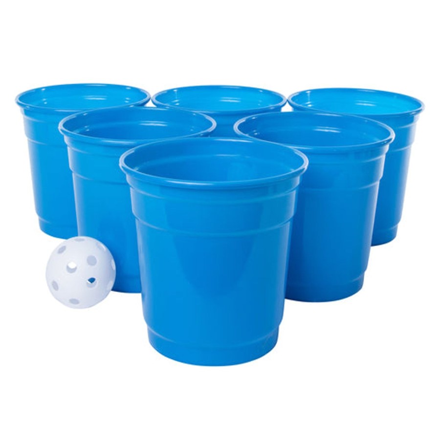 Kids HIGHFIVE Pool Floats & Games | Pong Game 6-Cup Set & Ball Blue