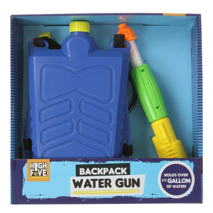 Kids HIGHFIVE Pool Floats & Games | Blue Backpack Water Gun