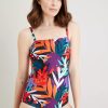 Women Tu Swimwear | Tropical Leaf Swimsuit