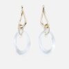 Women Vero Moda Resort Jewellery | Gold & White Drop Earrings